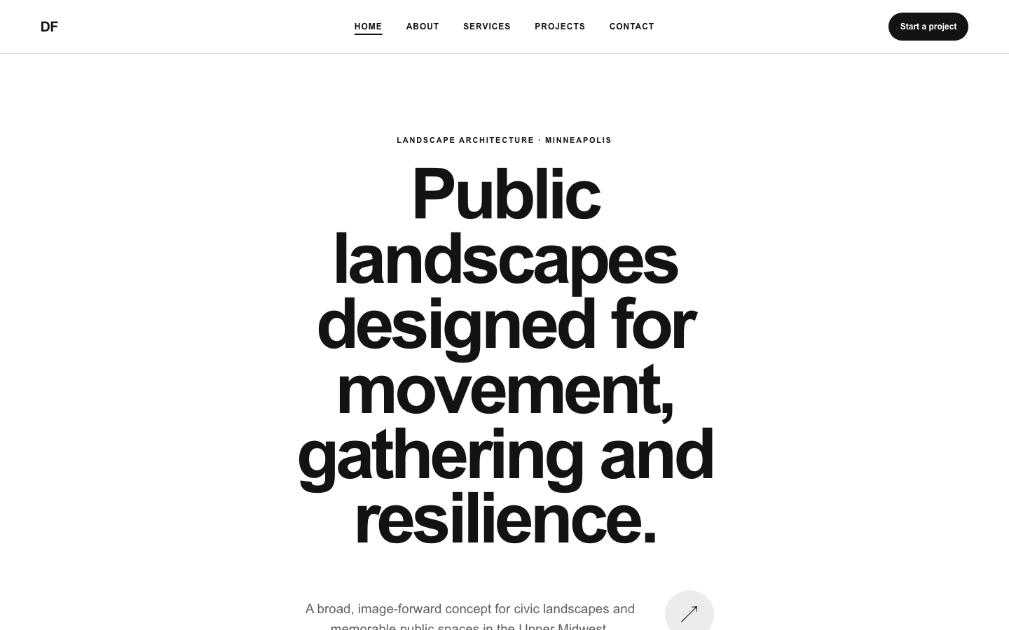 Damon Farber Landscape Architects website