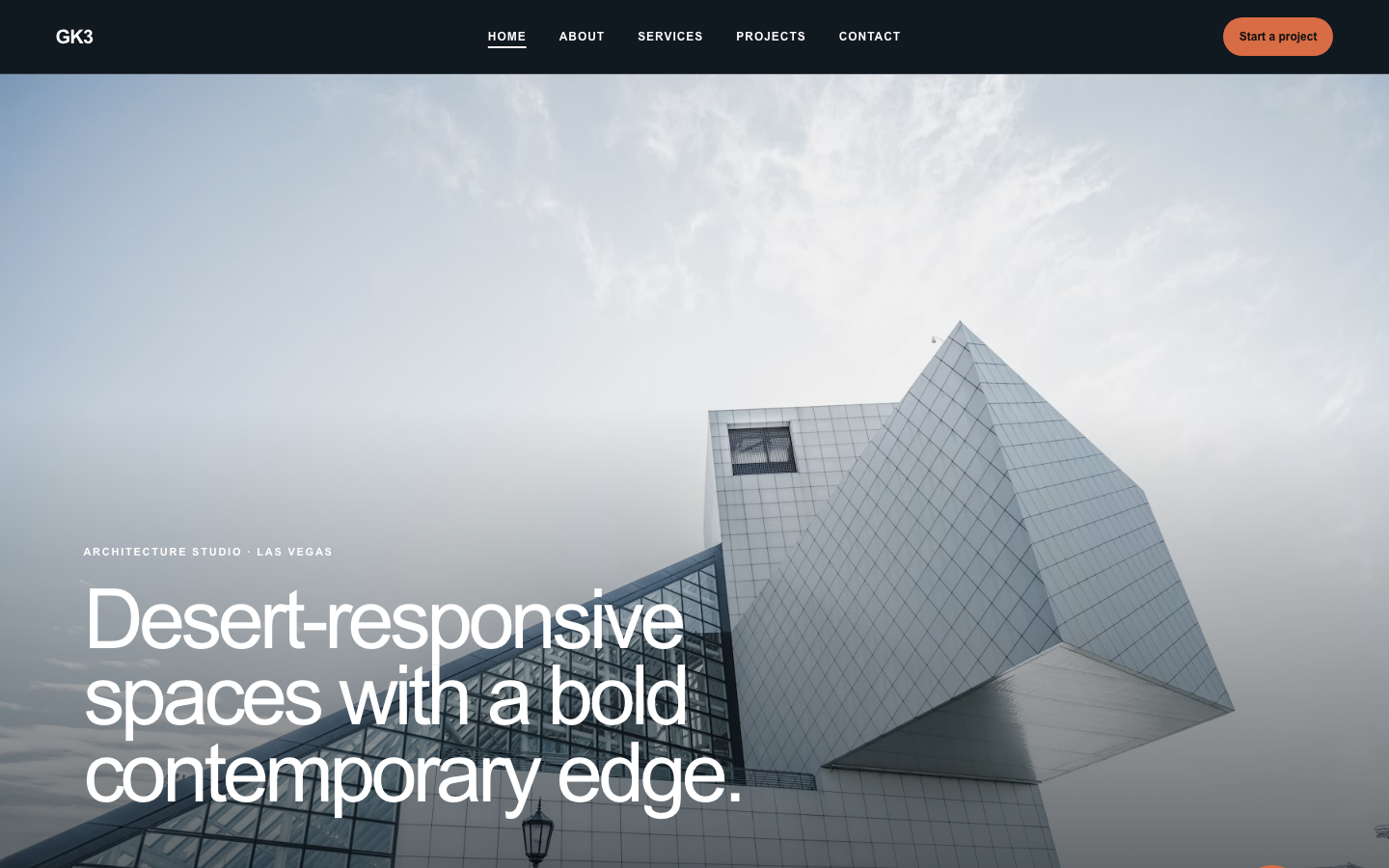GK3 Architecture website