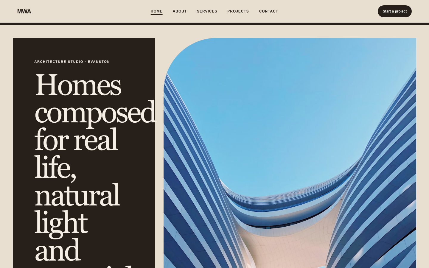Morgante Wilson Architects website