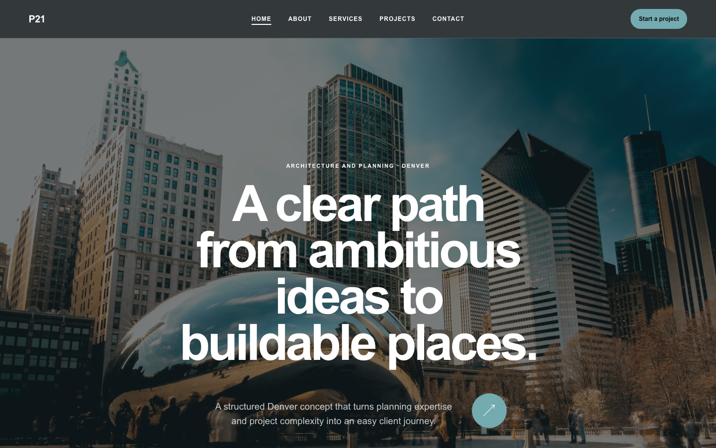 Path21 Architecture & Planning website