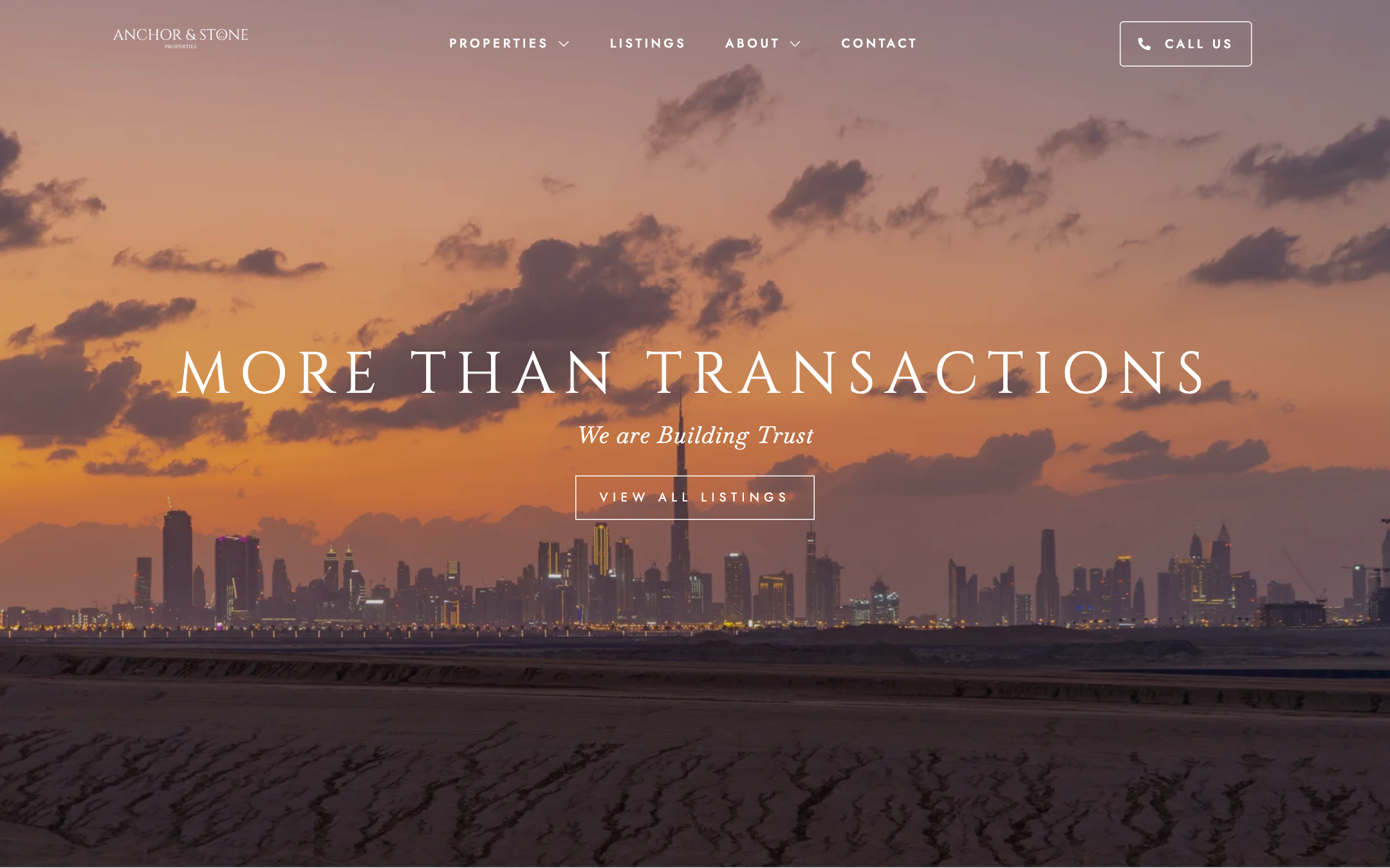 Anchor & Stone Properties website
